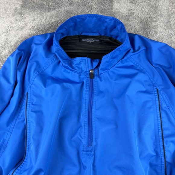 Mizuno Jacket Performance Wear Sports Mens XL Blue Long Sleeve - Picture 3 of 16